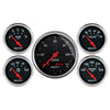 5 PC. GAUGE KIT 3-3/8 in. & 2-1/16 in.  GPS SPEEDOMETER DESIGNER BLACK