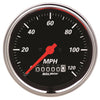 3-3/8 in. SPEEDOMETER 0-120 MPH DESIGNER BLACK