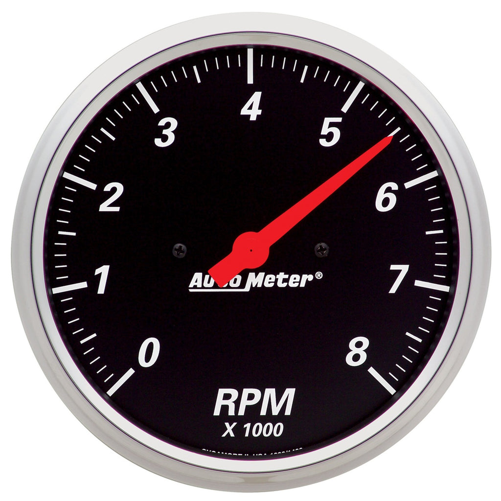 5 in. IN-DASH TACHOMETER 0-8000 RPM DESIGNER BLACK