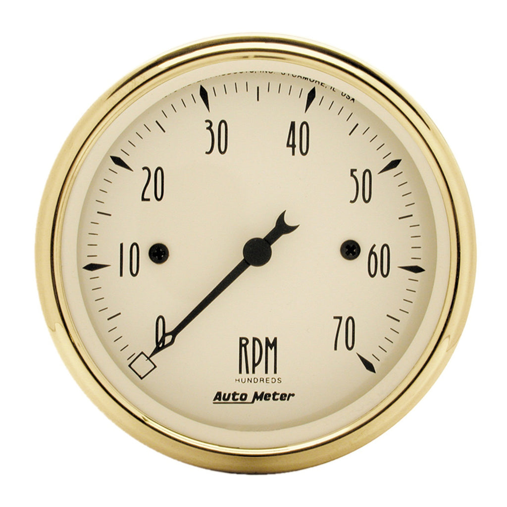 3-1/8 in. IN-DASH TACHOMETER 0-7000 RPM GOLDEN OLDIES