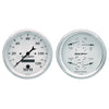 2 PC. GAUGE KIT 5 in. QUAD & SPEEDOMETER 240-33 O OLD TYME WHITE