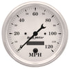 5 in. SPEEDOMETER 0-120 MPH OLD-TYME WHITE