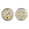 2 PC. GAUGE KIT 5 in. QUAD & SPEEDOMETER 240-33 O ANTIQUE BEIGE