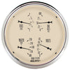 5 in. QUAD GAUGE 100 PSI/100-250 Fahrenheit/8-18V/240-33 O ANTIQUE BEIGE