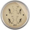 3-3/8 in. QUAD GAUGE 100 PSI/100-250 Fahrenheit/8-18V/240-33 O ANTIQUE BEIGE