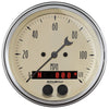 3-3/8 in. GPS SPEEDOMETER 0-120 MPH ANTIQUE BEIGE