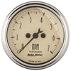 2-1/16 in. IN-DASH TACHOMETER 0-7000 RPM ANTIQUE BEIGE