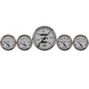 5 PC. GAUGE KIT 3-1/8 in. & 2-1/16 in.  MECH. SPEEDOMETER AMERICAN PLATINUM