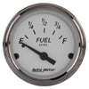 2-1/16 in. FUEL LEVEL 0-90 O GM SILVER