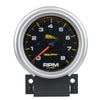 3-3/4 in. TACHOMETER 0-8000 RPM BLACK PRO-CYCLE