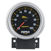 3-3/4 in. TACHOMETER 0-10000 RPM BLACK PRO-CYCLE