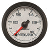 2-1/16 in. VOLTMETER 8-18V WHITE PRO-CYCLE