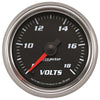 2-1/16 in. VOLTMETER 8-18V BLACK PRO-CYCLE