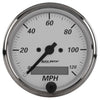 3-1/8 in. SPEEDOMETER 0-120 MPH AMERICAN PLATINUM