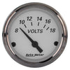 2-1/16 in. VOLTMETER 8-18V AMERICAN PLATINUM