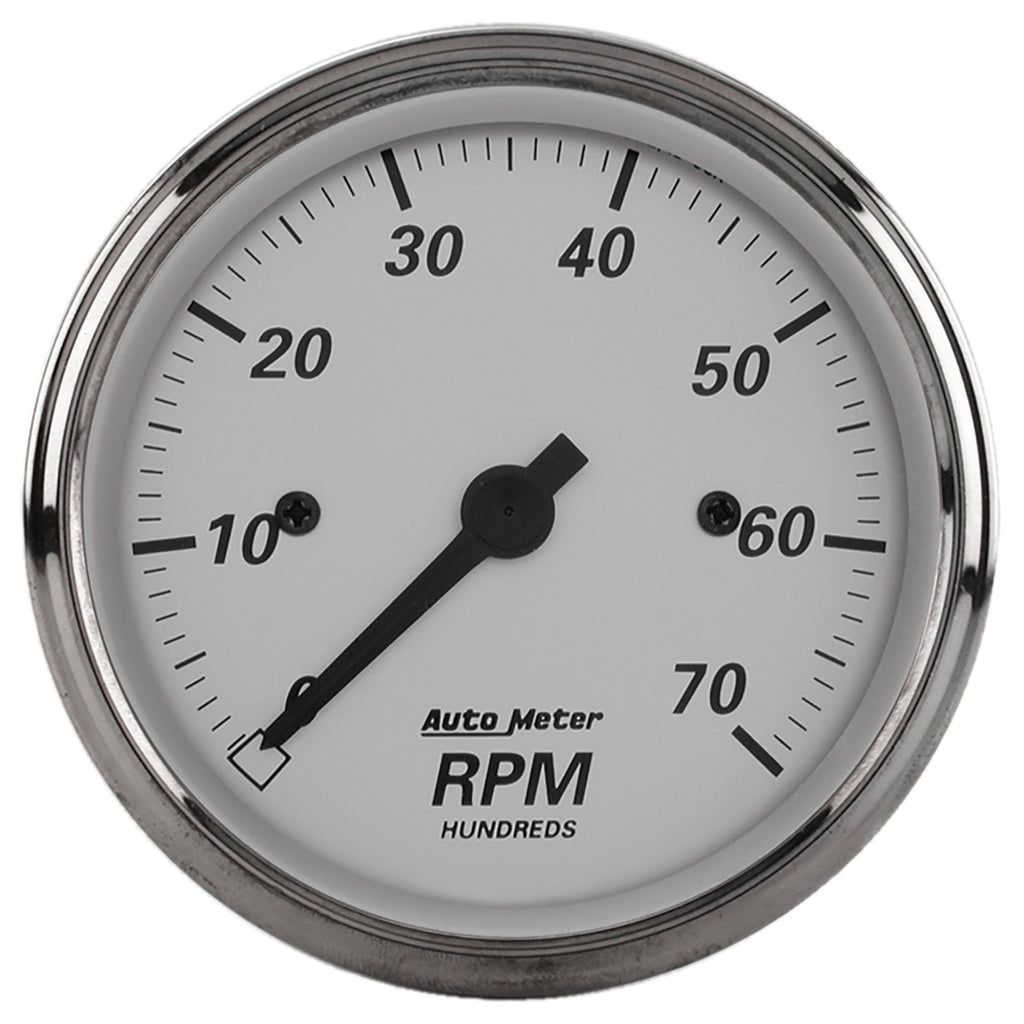 3-1/8 in. IN-DASH TACHOMETER 0-7000 RPM AMERICAN PLATINUM