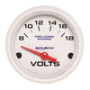 2-1/16 in. VOLTMETER 8-18V MARINE WHITE