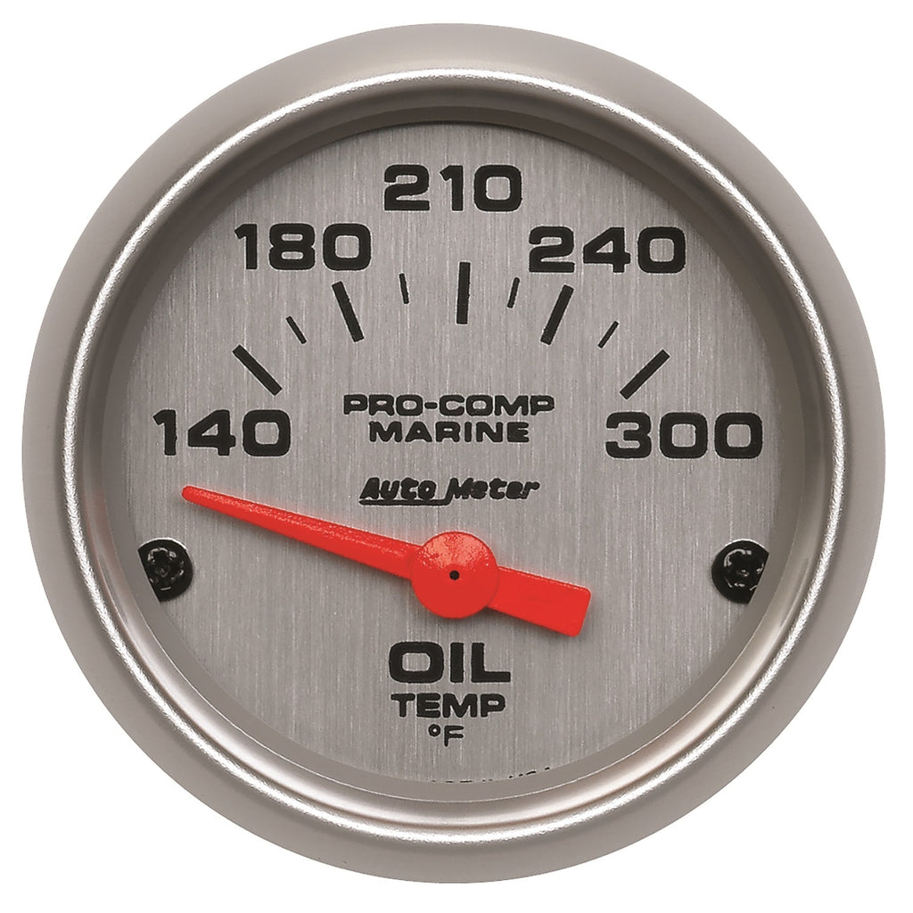 2-1/16 in. OIL TEMPERATURE 140-340 Fahrenheit MARINE SILVER ULTRA-LITE