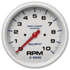 5 in. IN-DASH TACHOMETER 0-10000 RPM MARINE WHITE