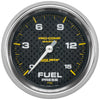 2-5/8 in. FUEL PRESSURE 0-15 PSI MARINE CARBON FIBER