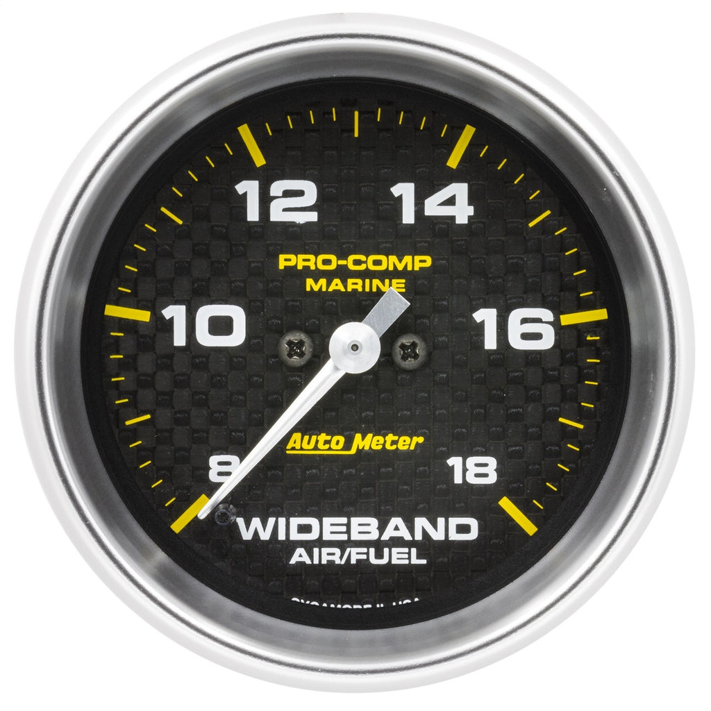 2-5/8 in. WIDEBAND AIR/FUEL RATIO ANALOG 8:1-18:1 AFR MARINE CARBON FIBER