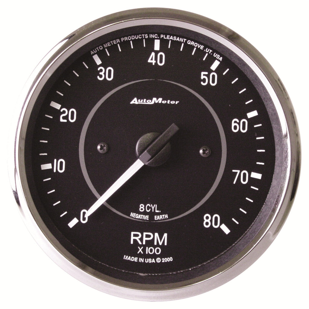 4 in. IN-DASH TACHOMETER 0-8000 RPM COBRA