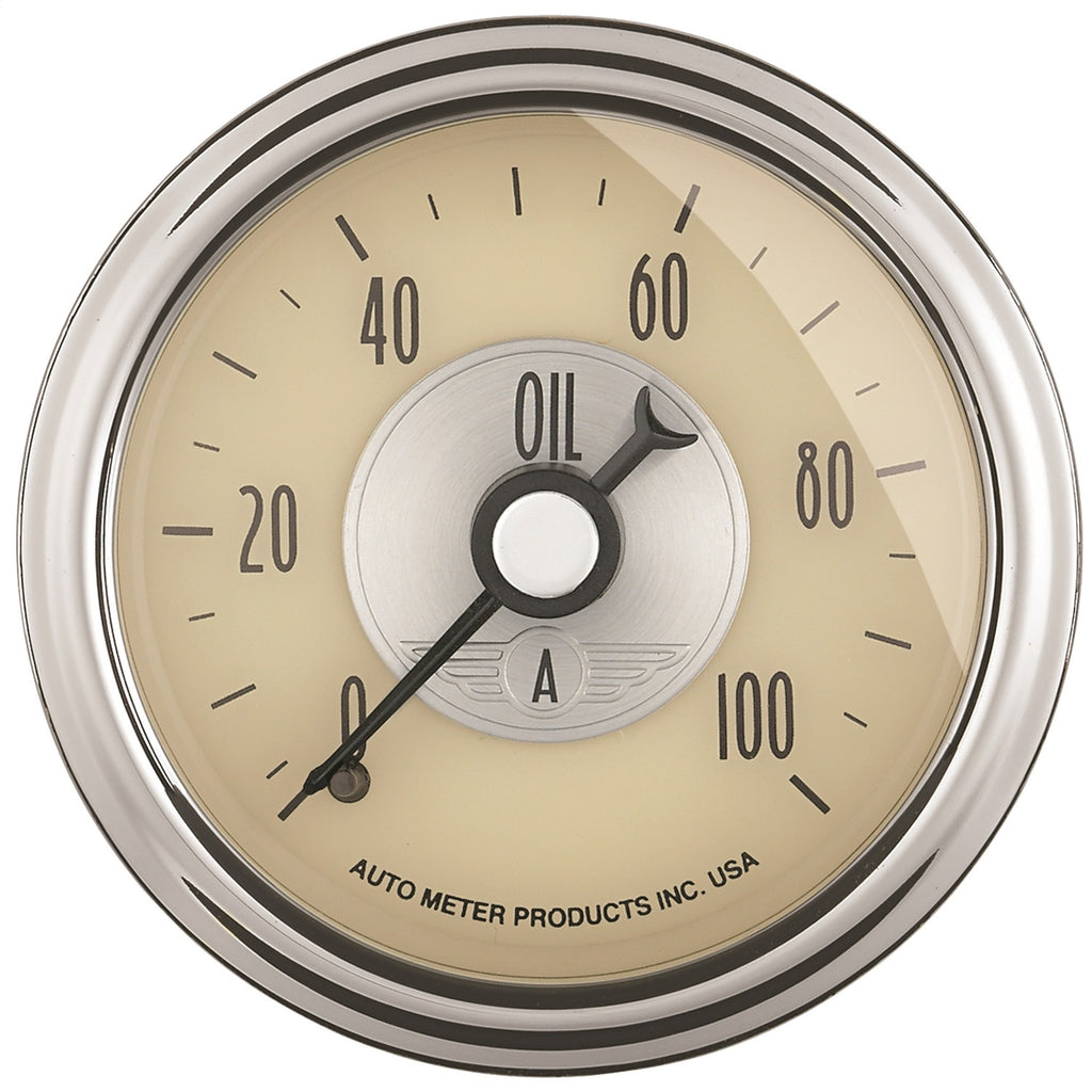 2-1/16 in. OIL PRESSURE 0-100 PSI PRESTIGE ANTIQUE IVORY