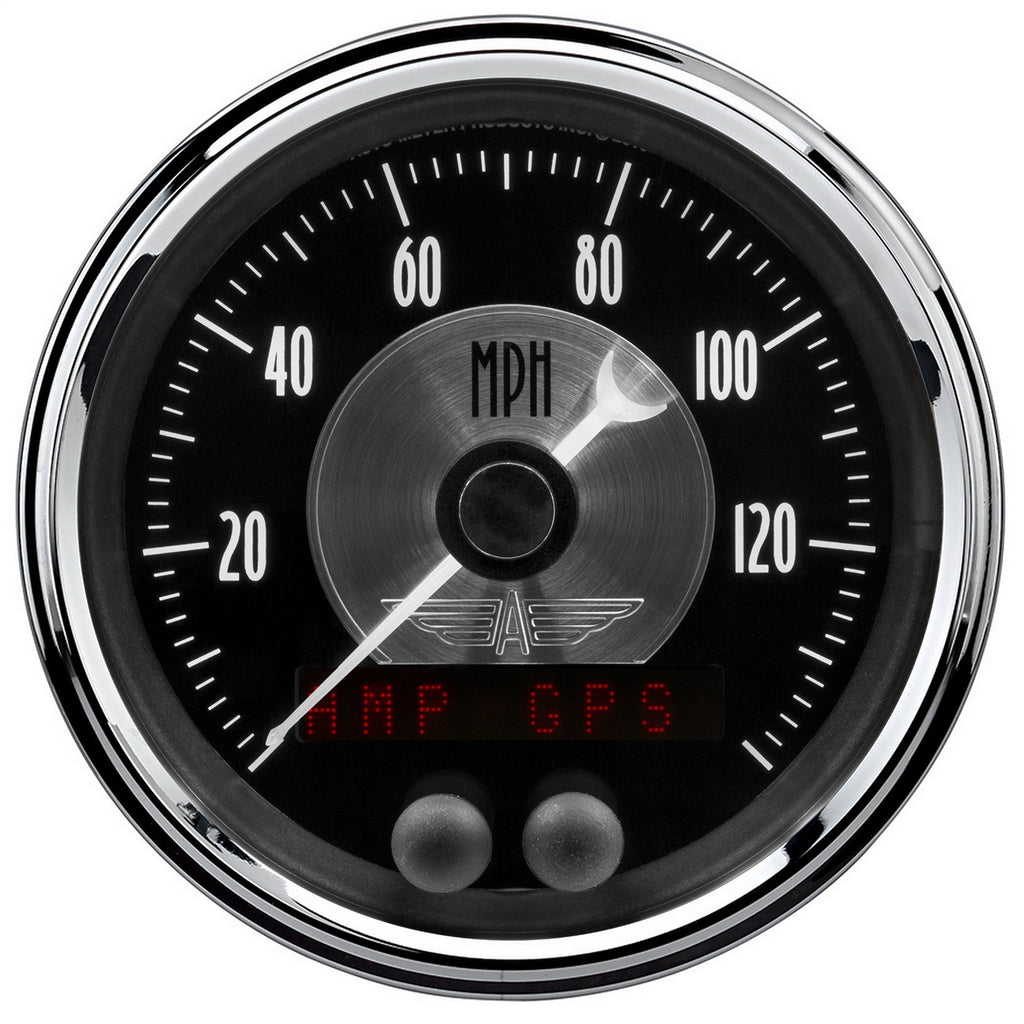 3 3/8 in.  SPEEDOMETER 140 MPH GPS PRESTIGE BLK. DIAMOND