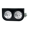 GAUGE CONSOLE OILP/WTMP 2-1/16 in.  100 PSI/280 Fahrenheit WHT DIAL BLK BZL AUTOGAGE