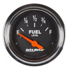 2-1/16 in. FUEL LEVEL 73-10 O LINEAR TRADITIONAL CHROME