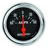 2-1/16 in. AMMETER 60-0-60 AMPS TRADITIONAL CHROME