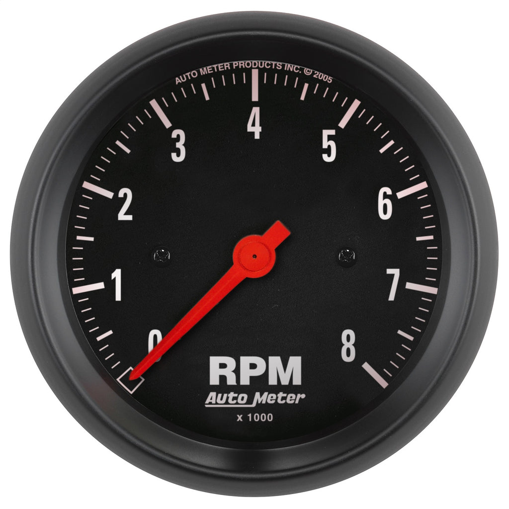 3-3/8 in. IN-DASH TACHOMETER 0-8000 RPM Z-SERIES