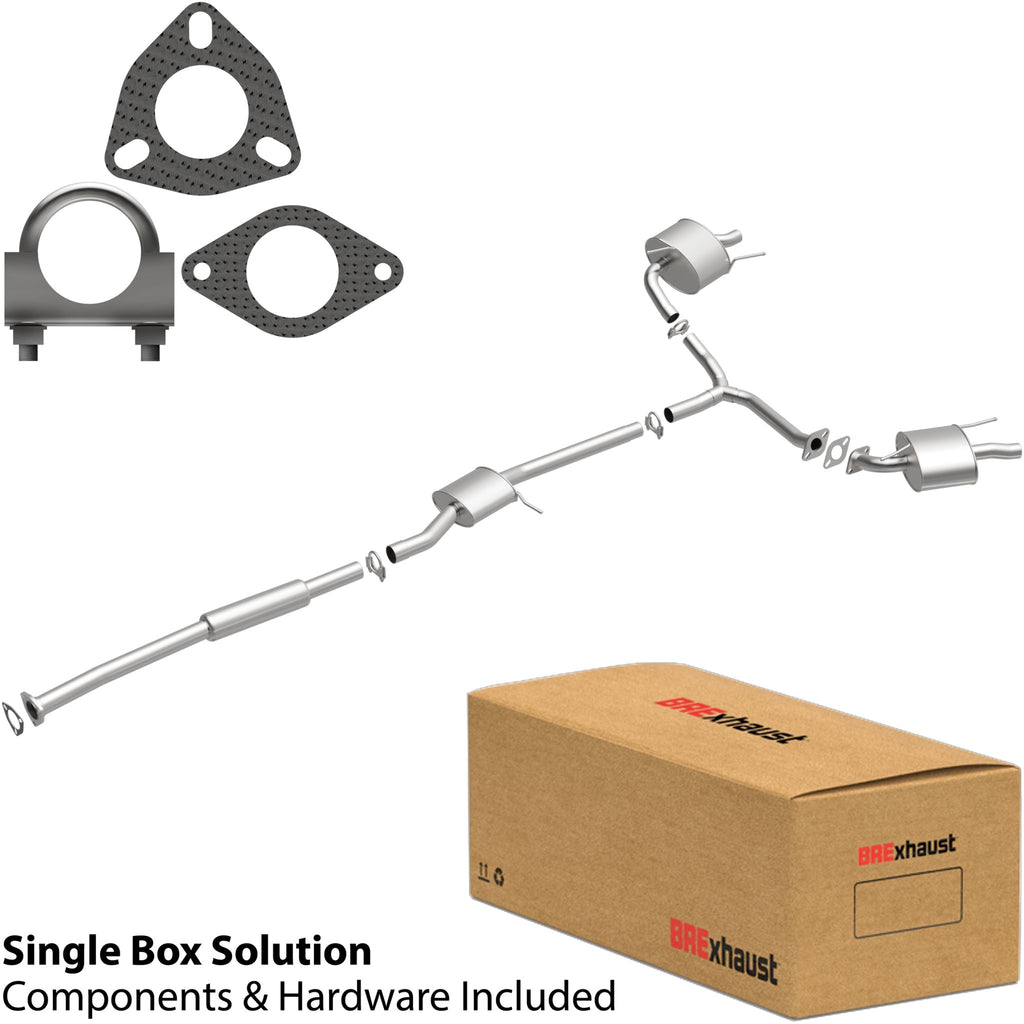 BRExhaust 2004-2008 Acura TL V6 3.2L Direct-Fit Replacement Exhaust System