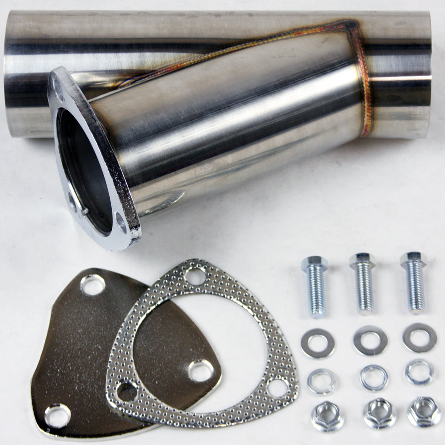 Granatelli Manual Exhaust Cutouts - Stainless Steel - Weld In