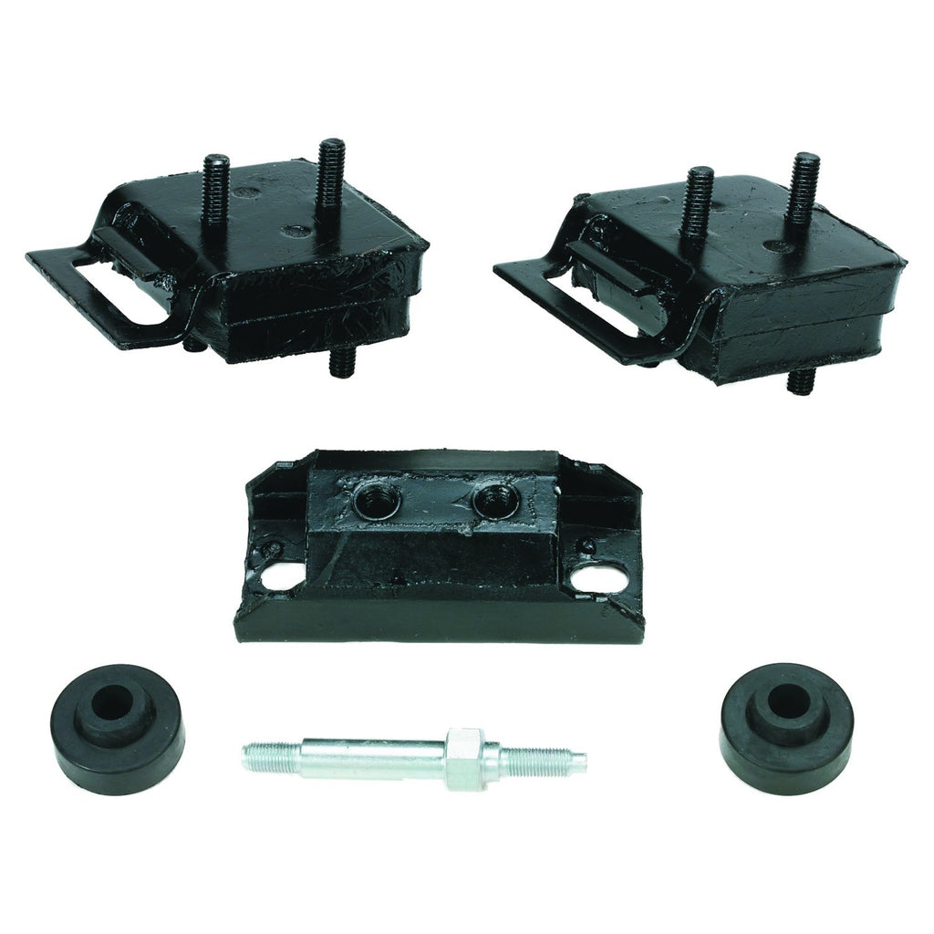 Crown Automotive - Metal Black Engine Mount Kit