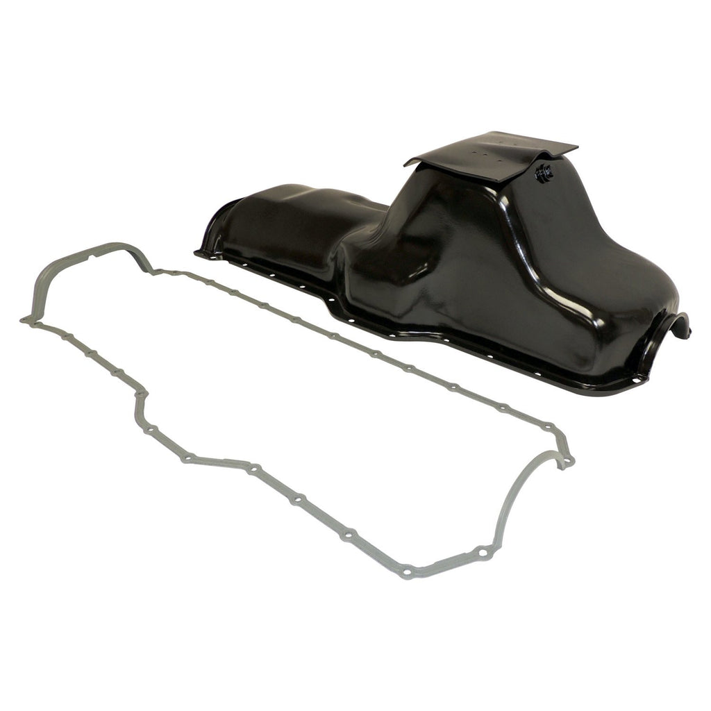 Crown Automotive - Steel Black Engine Oil Pan Kit