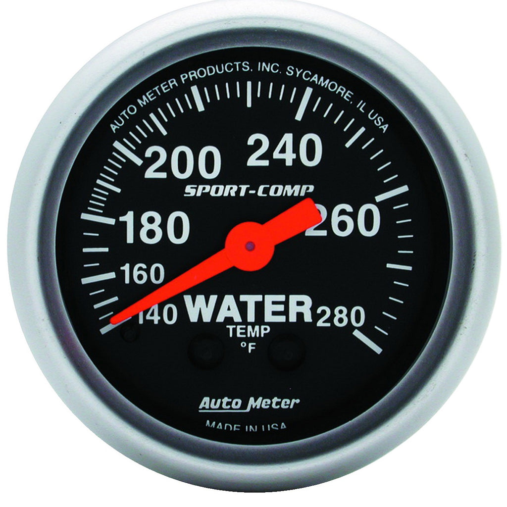 2-1/16 in. WATER TEMPERATURE 140-280 Fahrenheit SPORT-COMP