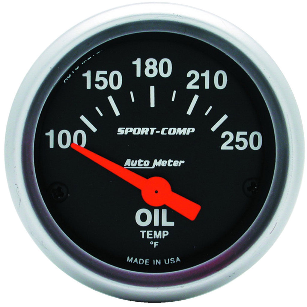 2-1/16 in. OIL TEMPERATURE 100-250 Fahrenheit SPORT-COMP