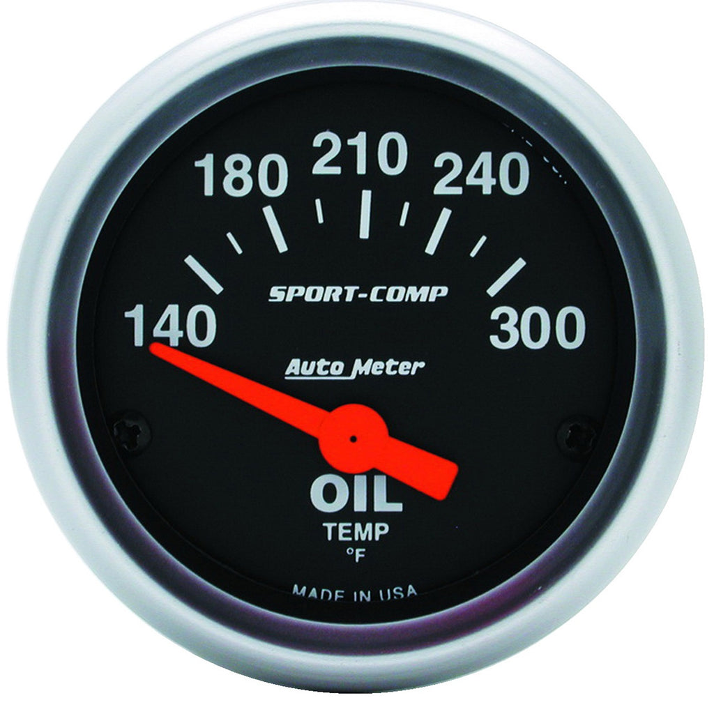 2-1/16 in. OIL TEMPERATURE 140-300 Fahrenheit SPORT-COMP