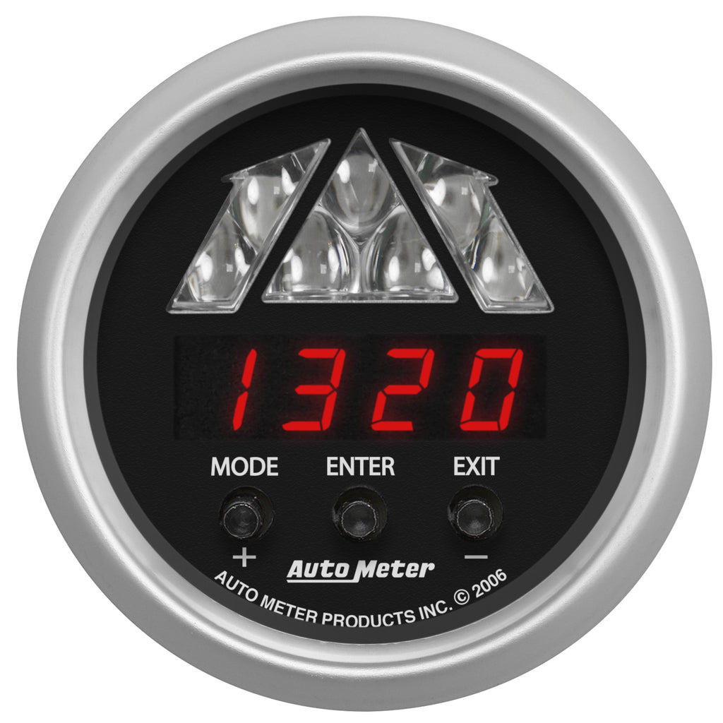 2-1/16 in. DIGITAL TACHOMETER W/ SHIFT LIGHT 0-16000 RPM SPORT-COMP