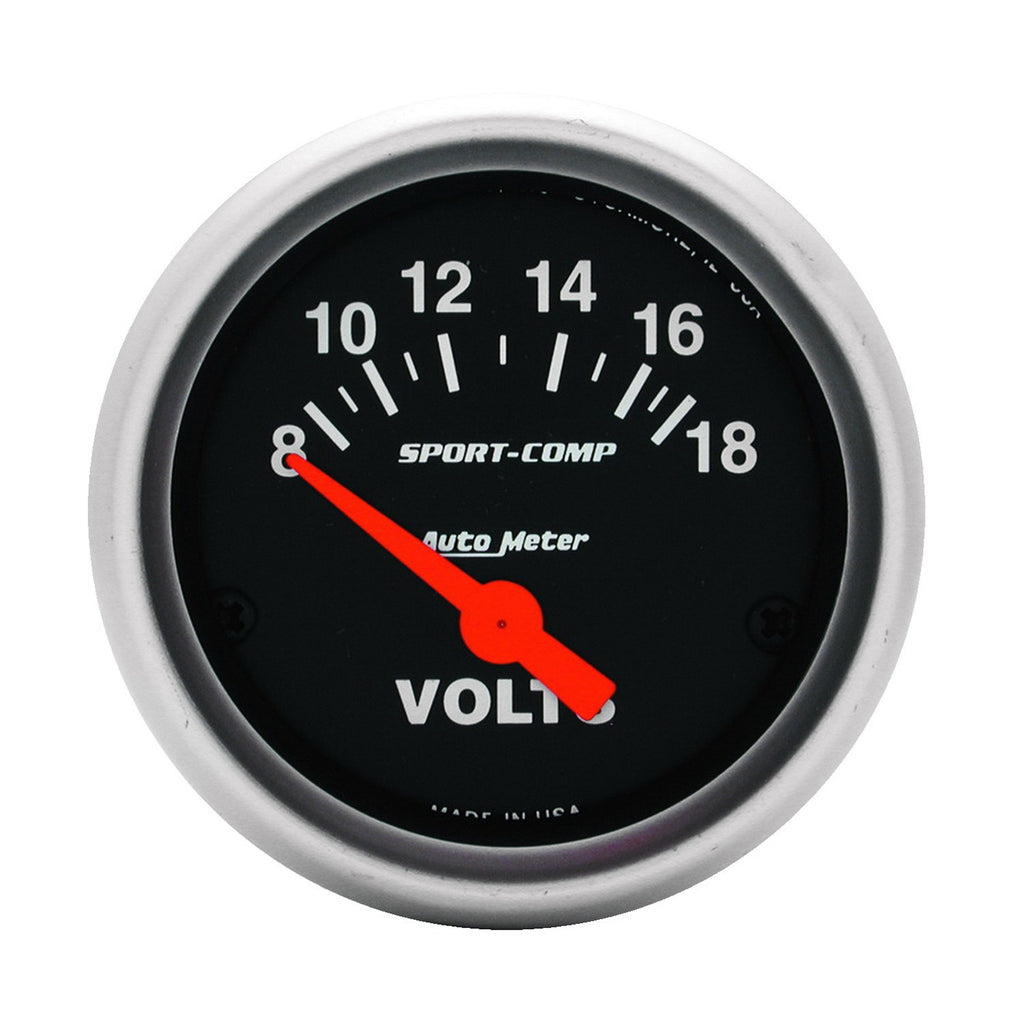 2-1/16 in. VOLTMETER 8-18V SPORT-COMP