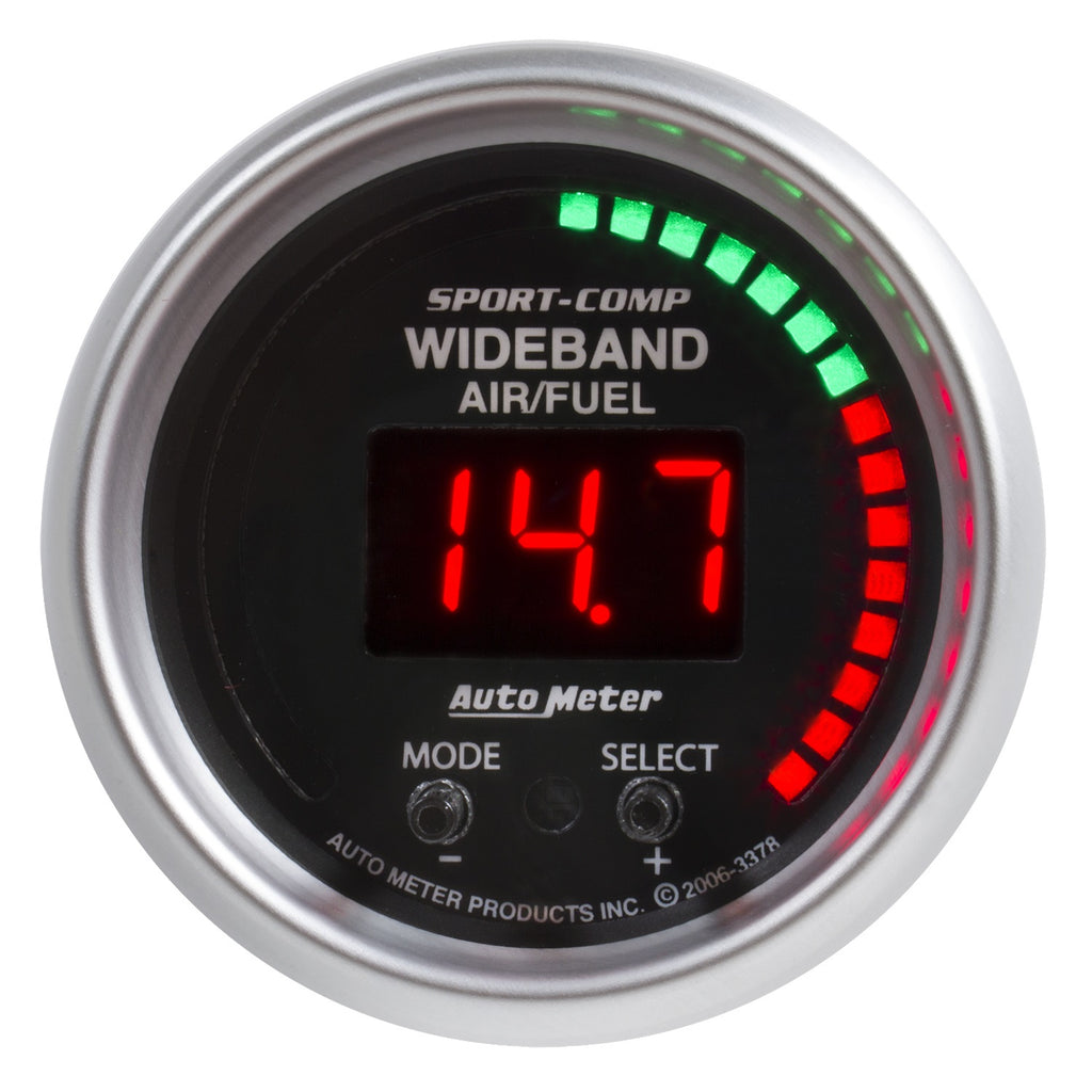 2-1/16 in. WIDEBAND PRO PLUS AIR/FUEL RATIO 6:1-20:1 AFR SPORT-COMP