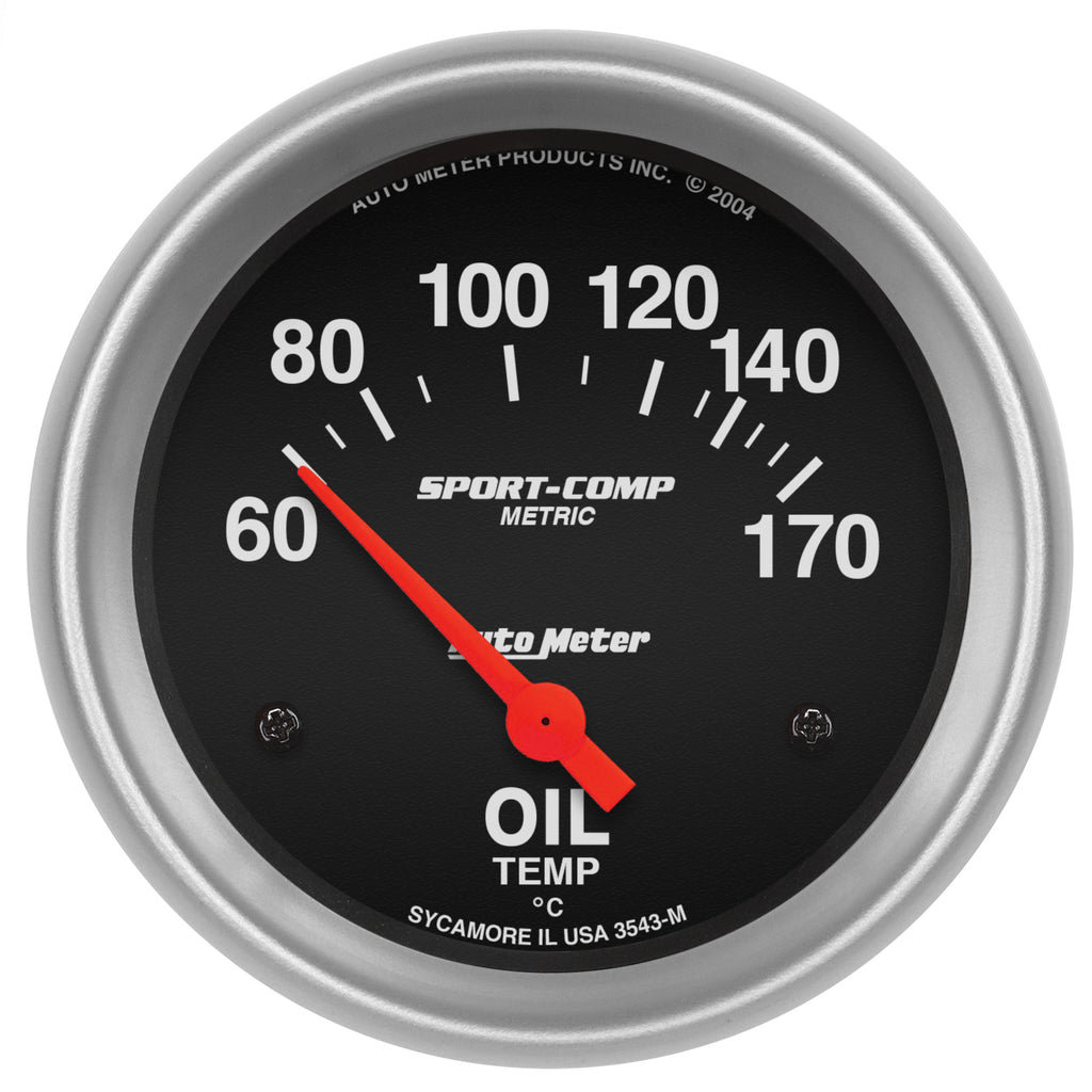 2-5/8 in. OIL TEMPERATURE 60-170 Celsius SPORT-COMP