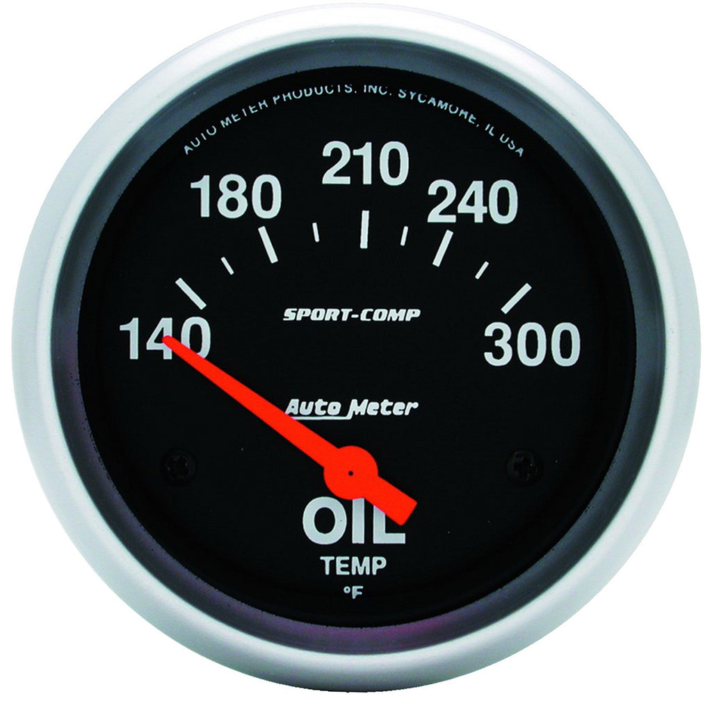 2-5/8 in. OIL TEMPERATURE 140-300 Fahrenheit SPORT-COMP