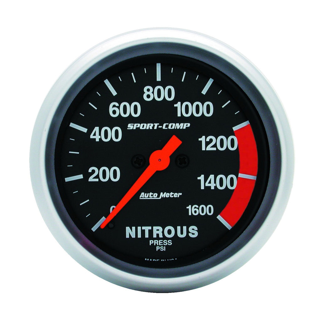 2-5/8 in. NITROUS PRESSURE 0-1600 PSI SPORT-COMP