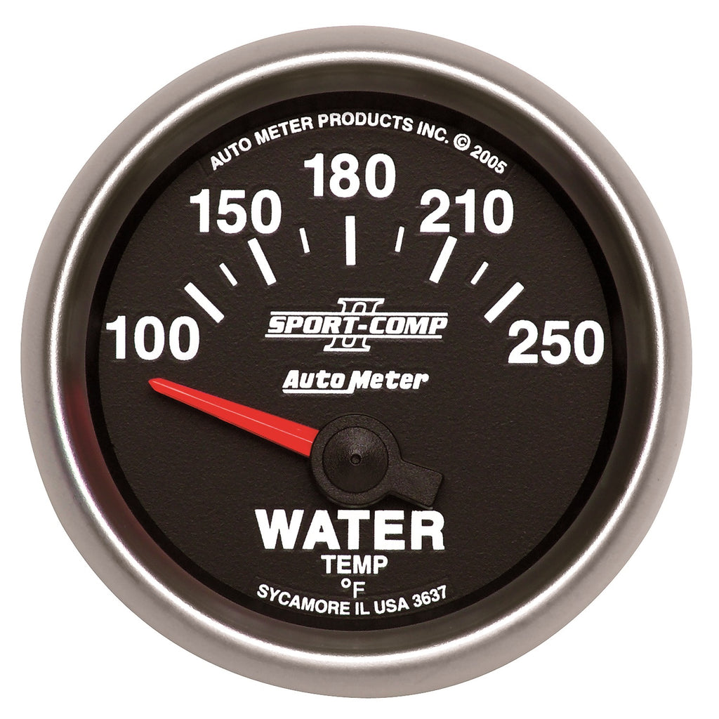 2-1/16 in. WATER TEMPERATURE 100-250 Fahrenheit SPORT-COMP II