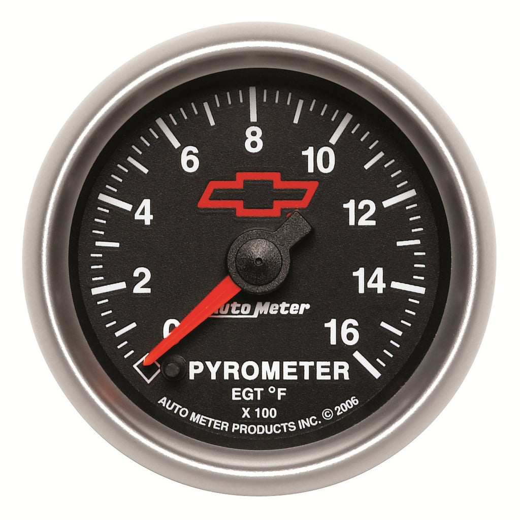 2-1/16 in. PYROMETER 0-1600 Fahrenheit GM BLACK