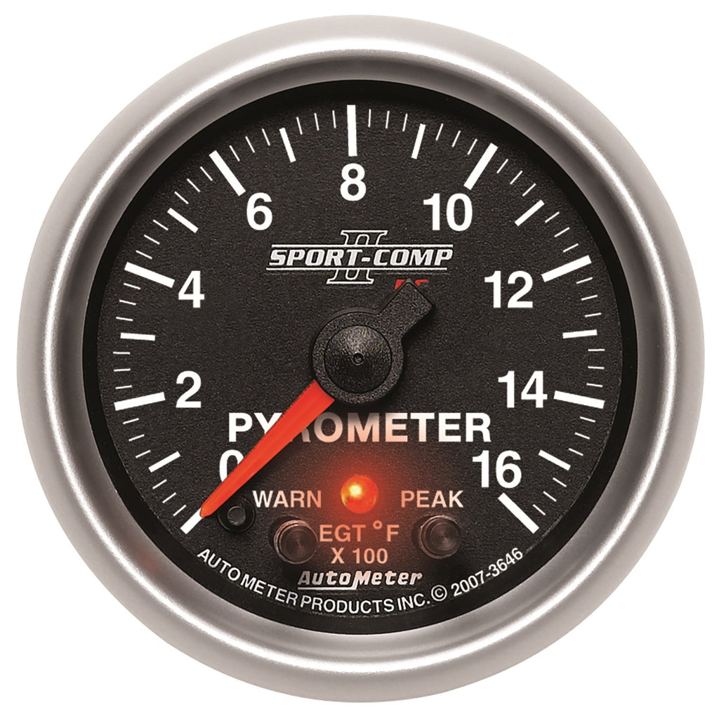 2-1/16 in. PYROMETER 0-1600 Fahrenheit SPORT-COMP II