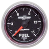 2-1/16in FUEL PRESSURE 0-15 PSI SPORT-COMP II