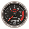 2-1/16 in. NITROUS PRESSURE 0-1600 PSI GM BLACK